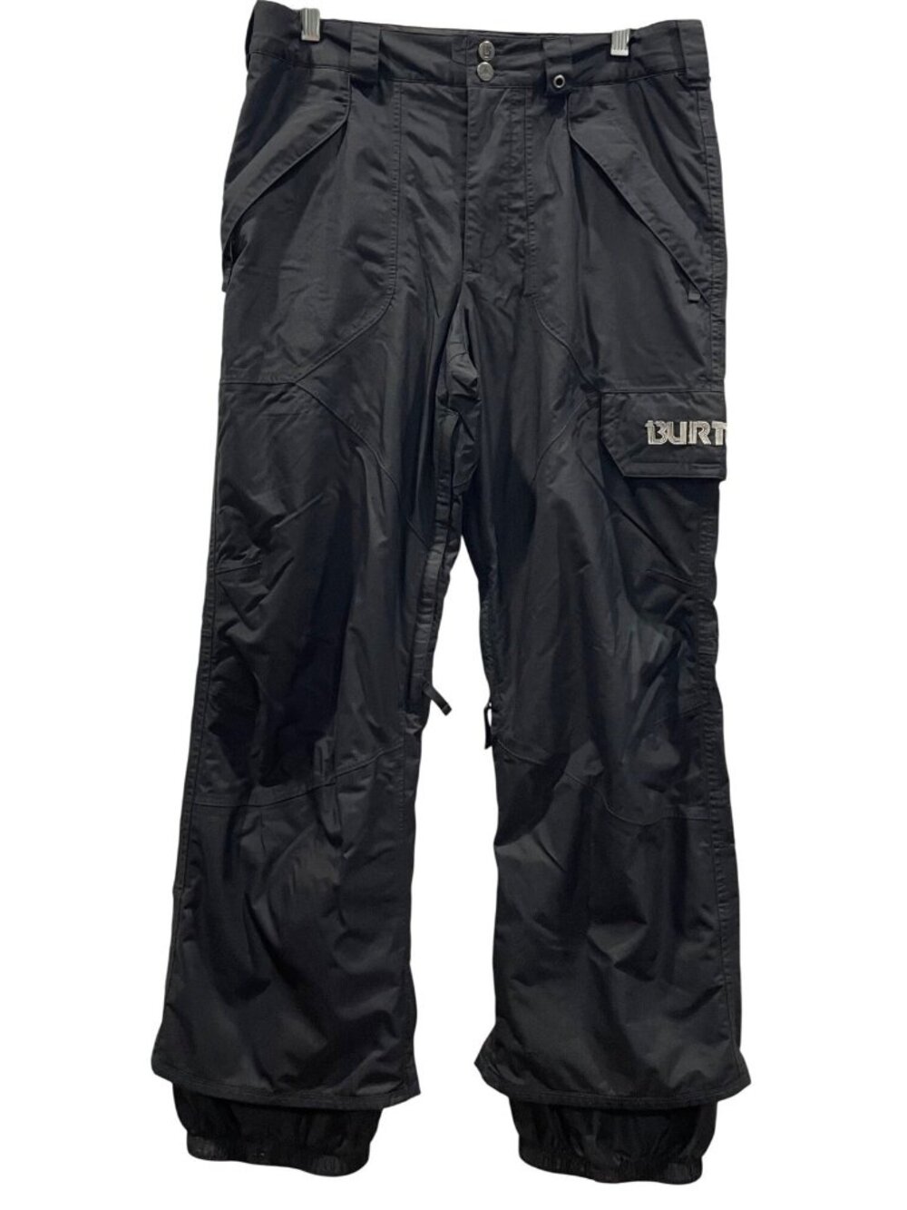Burton Mens Snowboard Poacher Pants M Black Cargo Technical Snow Gear Outdoor